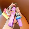 Fluorescent Pen Multifunctional Keychain Cute Cartoon Key Accessory For Gifts