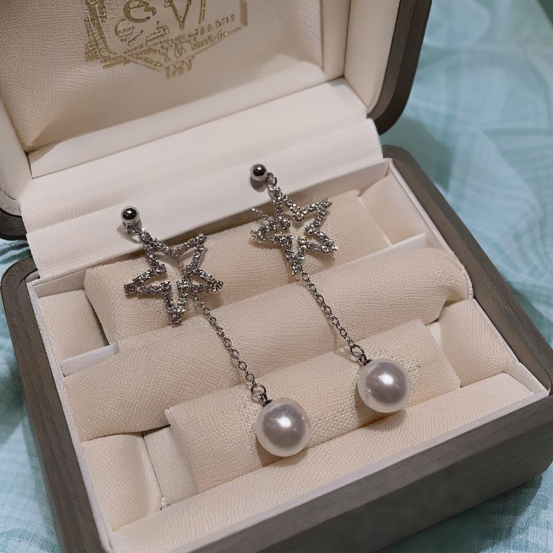 Boucles d'oreilles à longues pampilles pour femmes, style coréen Dongdaemun, design original, boucles d'oreilles polyvalentes