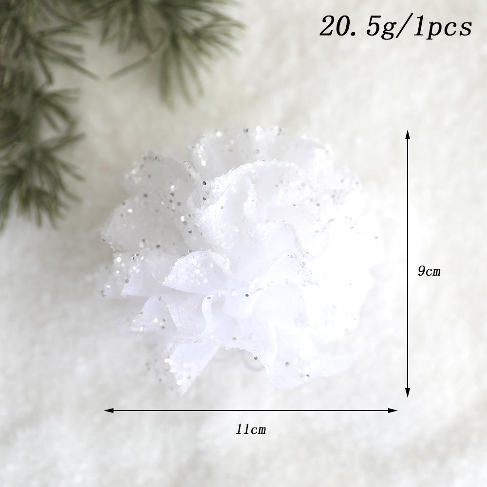 DIY Painted Foam Christmas Ornament: Snowflake & Irregular Pompon Balls
