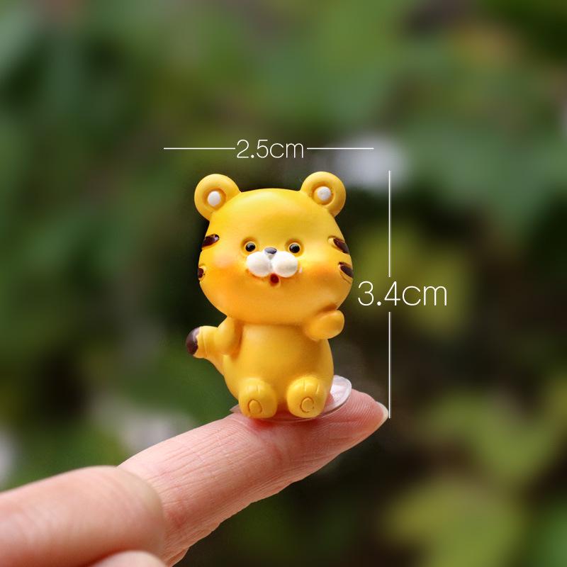 Zodiac Animal Resin Figurine - Creative Desktop & Car Ornament