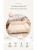 Cross-Border Plush Pet Bed: Large Rabbit Fur Sofa, Wear-Resistant Dog/Cat Nest for All Seasons.