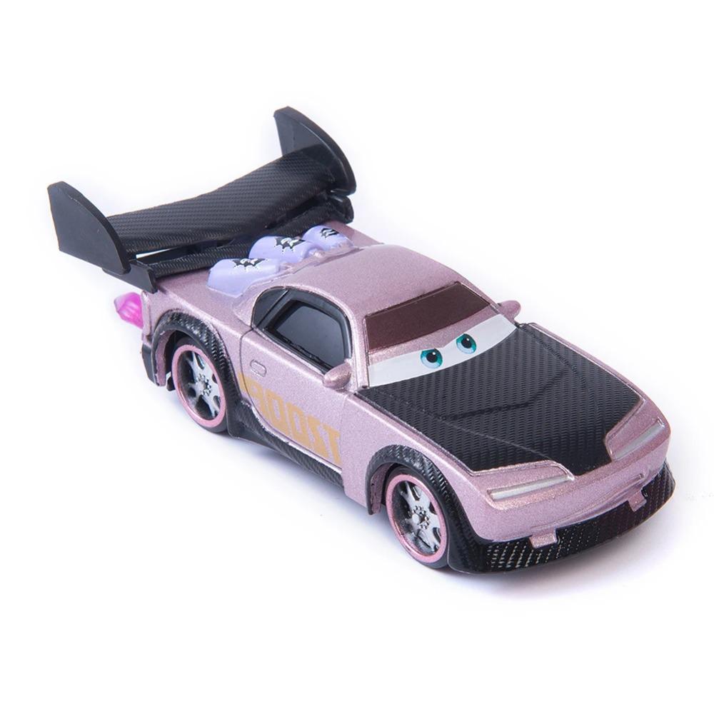 Carros Disney Pixar Carros Relâmpago McQueen Mate Jackson Storm O Rei Mate 1:55 Liga Metálica Modelo de Carro Brinquedo Brinquedos Presentes para Crianças
