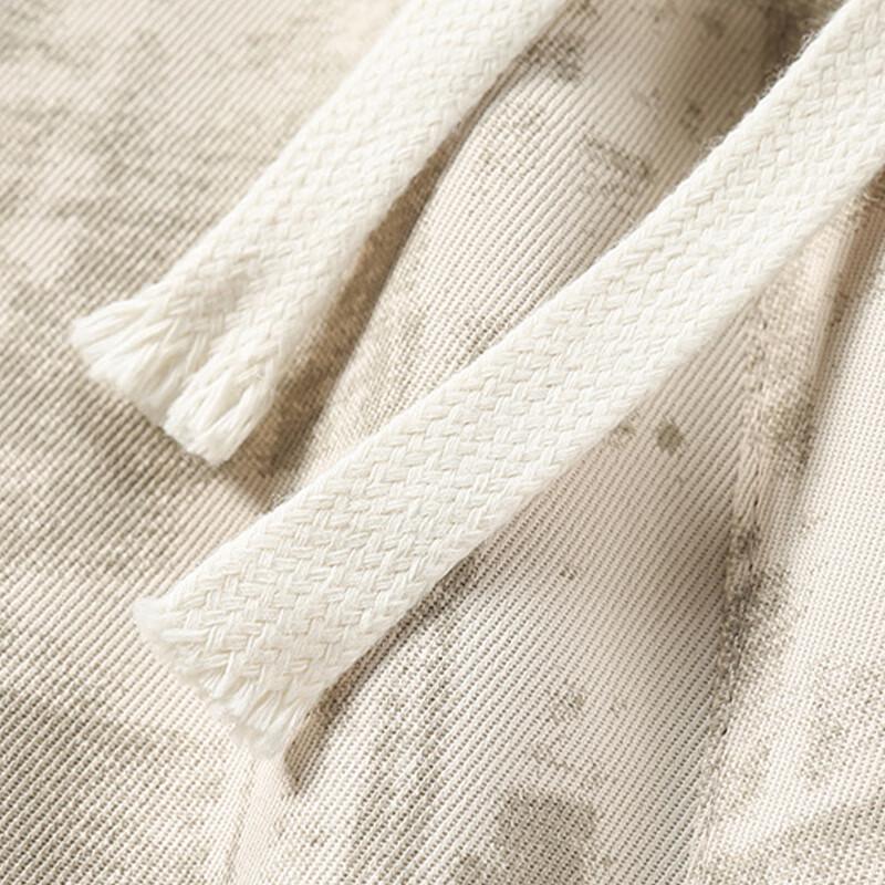 Mao Ren Men's Summer Drapey Wide-Leg Casual Pants