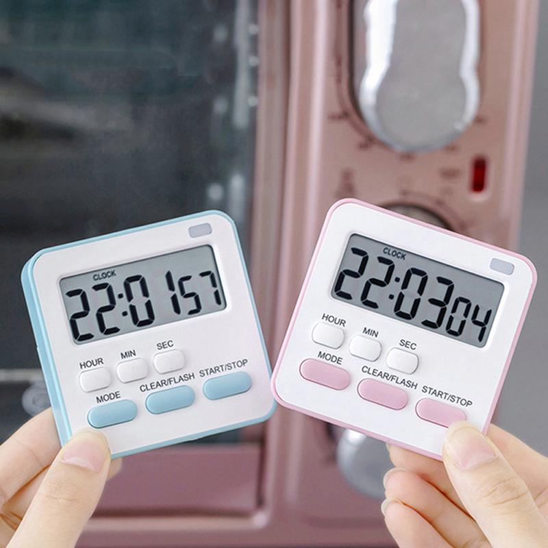 With Flashing Light Timer Cooking Kitchen Sport Study Alarm Clock Big Digits