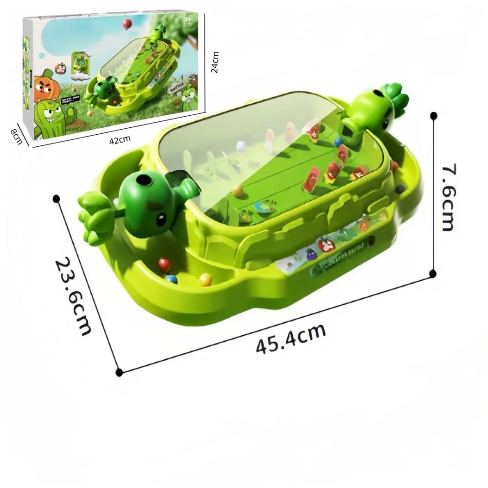 Plants vs Zombies Jogo de Tiro de Batalha de Mesa para 2 Jogadores Brinquedo Educacional Interativo para Família para Crianças Adultos Presentes para Festas Familiares