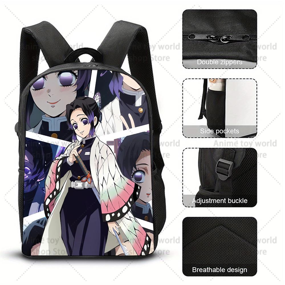 Demon Slayers Backpacks for Student Women Men Travel Bag Cartoon Graphic Print Mochila Kawaii Backpack School Bag Birthday Gift