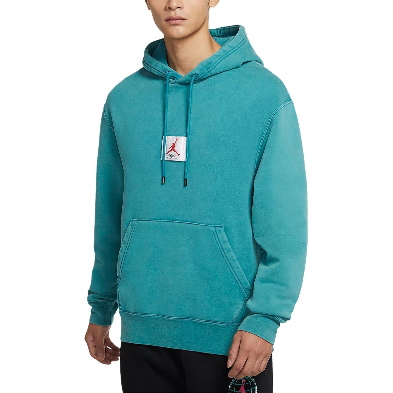Air Jordan Flight Fleece Hoodie Teal Men s CK6469-381 XXL