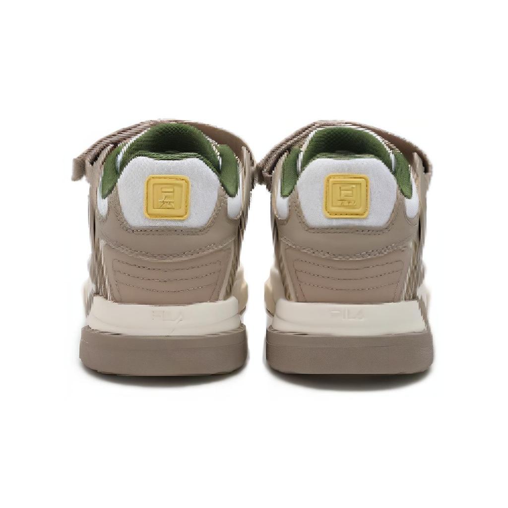 Fila Doppio Comfortable Versatile Simple Durable Mid-Top Sneakers Women Sneakers White Brown F12W341223FWA