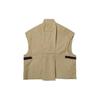 Timberland Logo Hidden Zipper Vest Women Vests Cane-Yellow A6A89-DH4