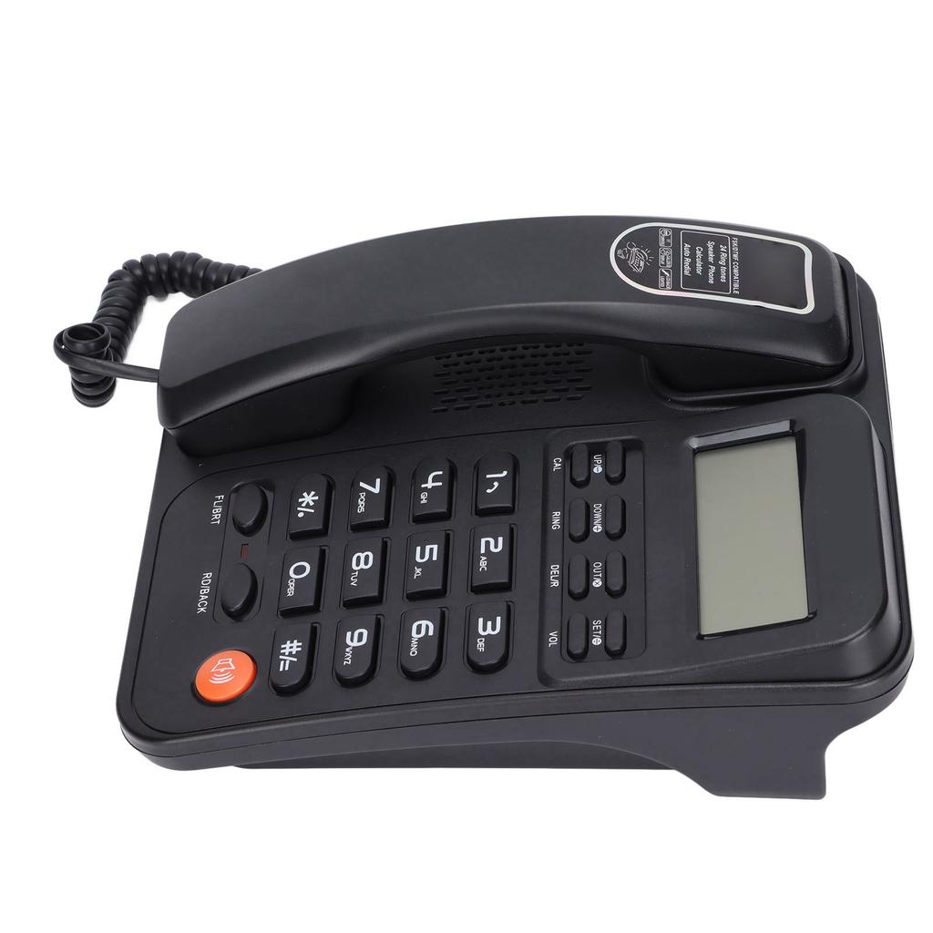 KXT2026CID   Phone   Hotel Home Fixed Landline Support 24 Ringtones(Black )