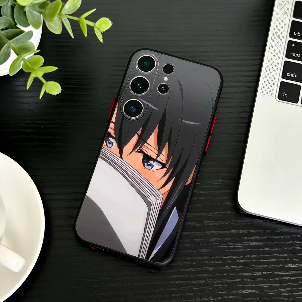 Asanagi Yori and Kino Himari Phone Case For Samsung S26,S25,S24,S23,S22,S21,S20,S30,Ultra,Plus,Fe,Note,5G Black Cover
