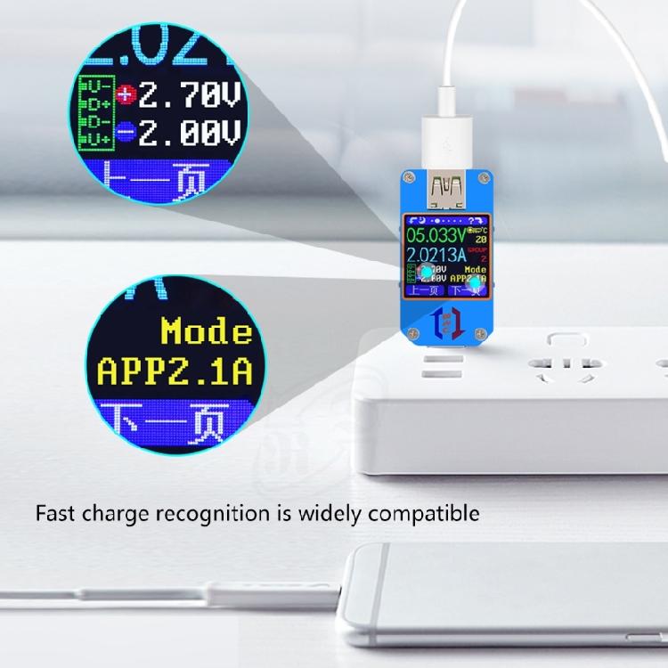 USB 2.0 Tester USB Power Meter 4-24V 5A Voltage Tester Multimeter LCD Screen Display Voltmeter Ammeter Capacity