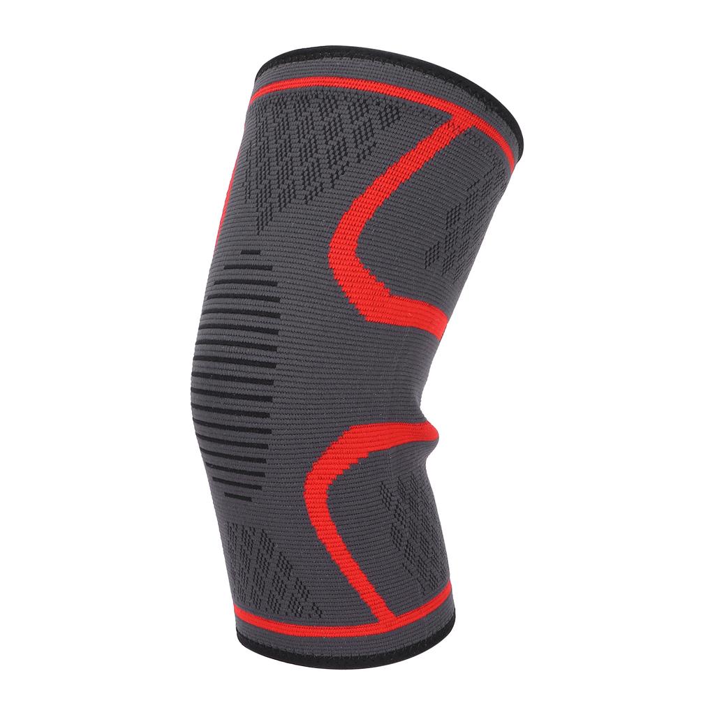 Sports Knee Compression Sleeve Brace Outdoor NonSlip Breathable Knee Support Brace(L )