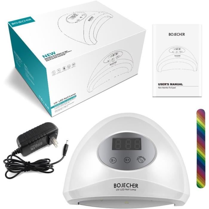 24W/48W UV LED Nail Lamp Nail Curing Lamp Nail Auto Drying with Auto-Off and 5 Settings