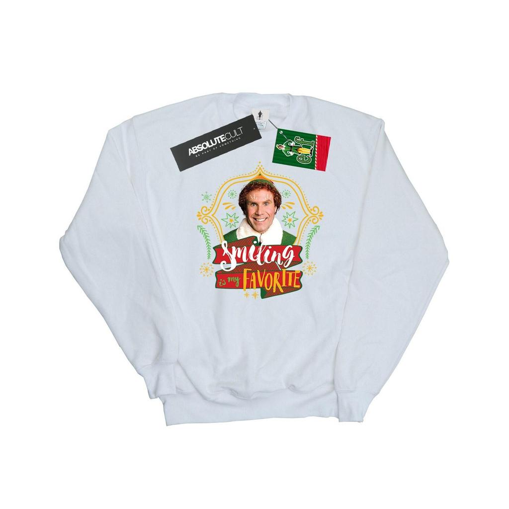 Elf Womens/Ladies Buddy Smiling Sweatshirt