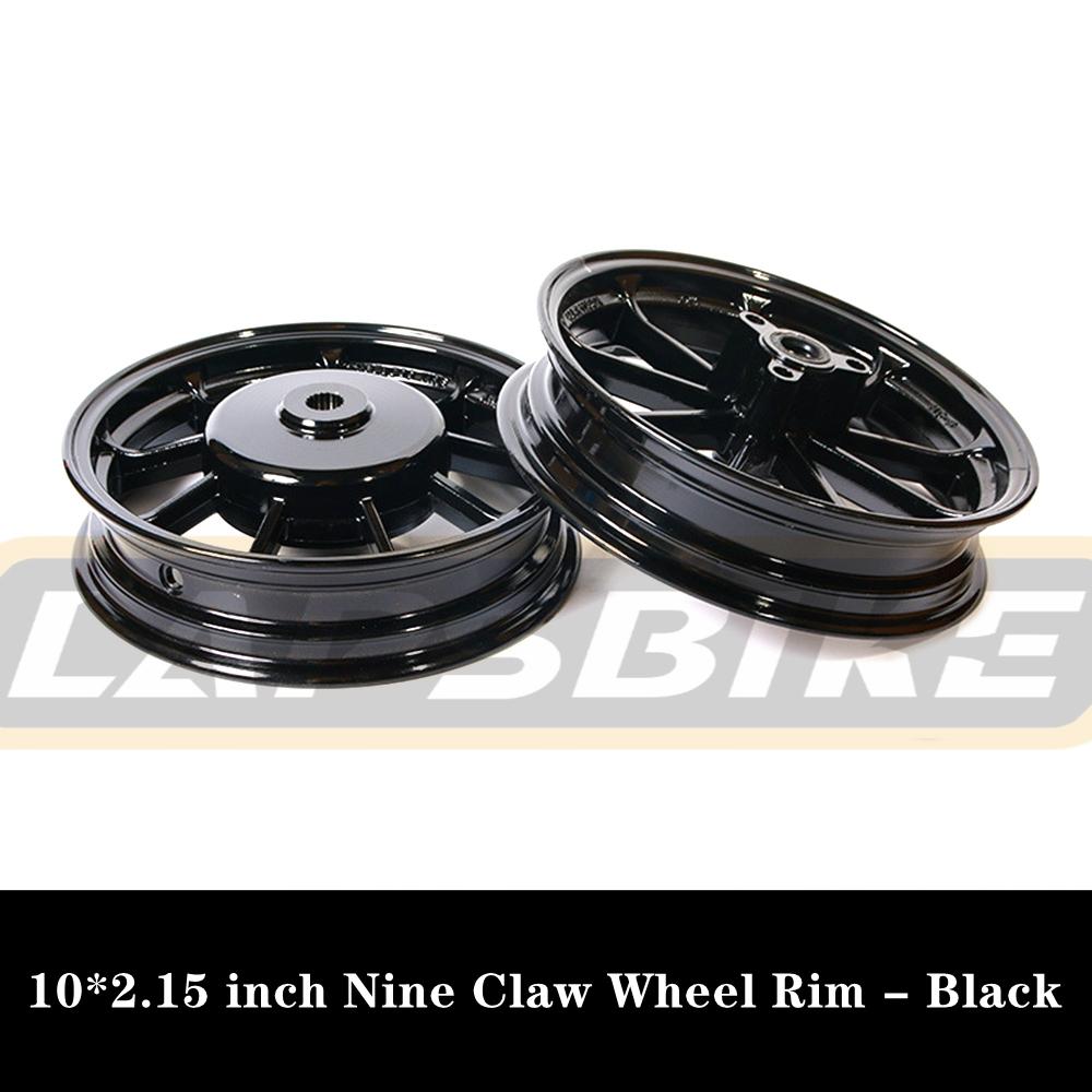 Motosiklet Ön ve Arka Tekerlek Takımı 10*2.5 İnç Alüminyum Alaşımlı Jantlar Yamaha 100cc CUXI FORCE RSZ JOG İçin Jantlar