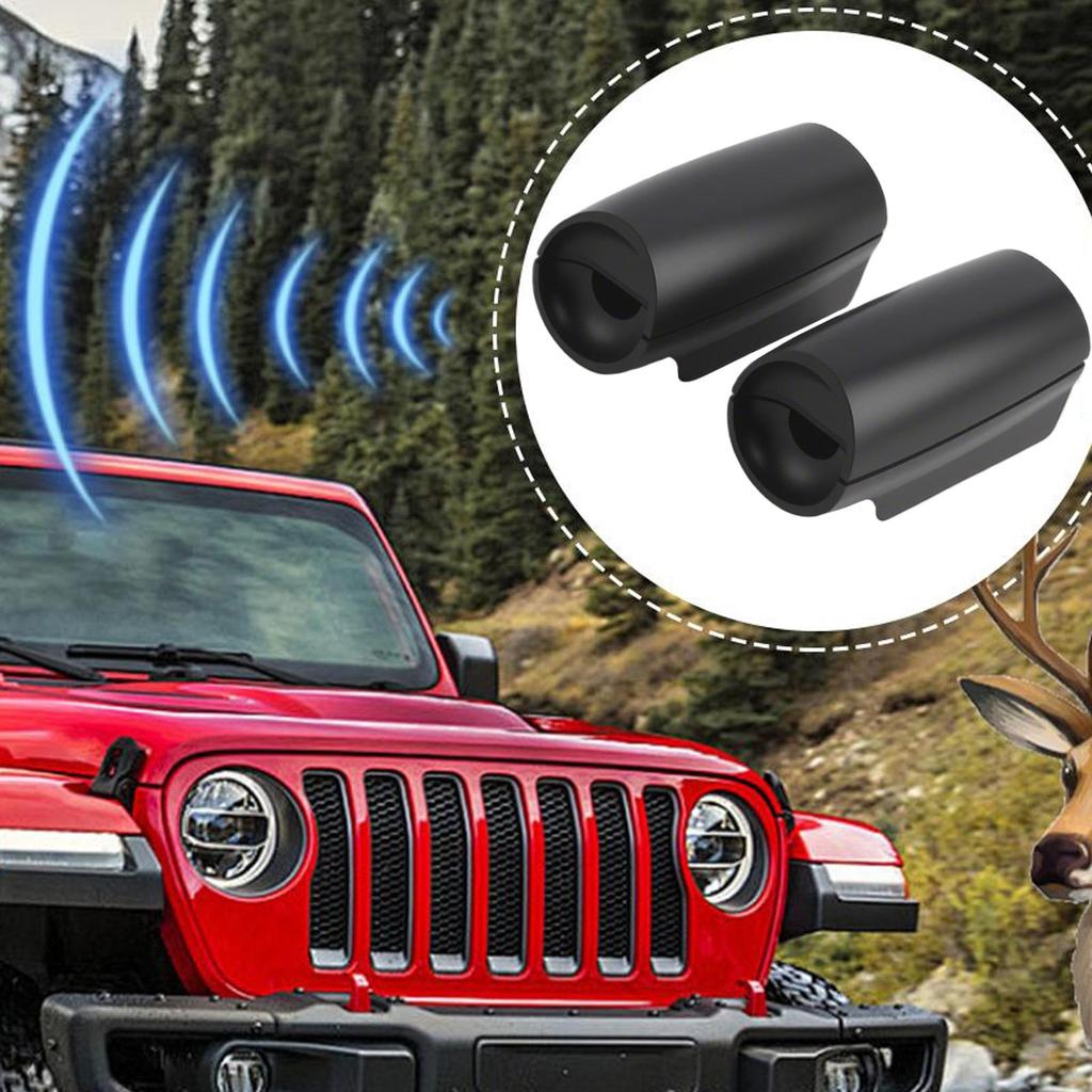 Deer Whistles For Cars 1 Pair Ultrasonic Wind Horn Deer Warning Whistles Device For Night Highway Camping Road Trip Driving