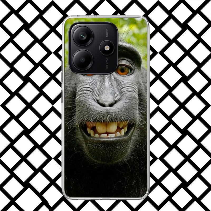 Monkey Memes Phone Case for Xiaomi Redmi Note 15 14 14S 13 12 12S 11 Pro Plus 11E 11T 11S 10S 5G Soft Cover Fundas Redmi Note 14