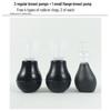Glass Jar Spiked Rubber Ring Male Nipple Stimulator