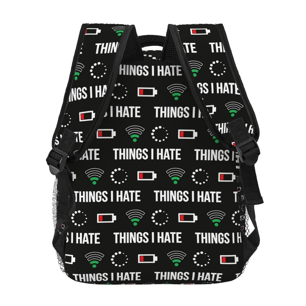 Funny Things I Have Printed Student Backpack School Bag Hiking Travel Daypack for Boys Girls Fashion Bookbag Shoulder Bags