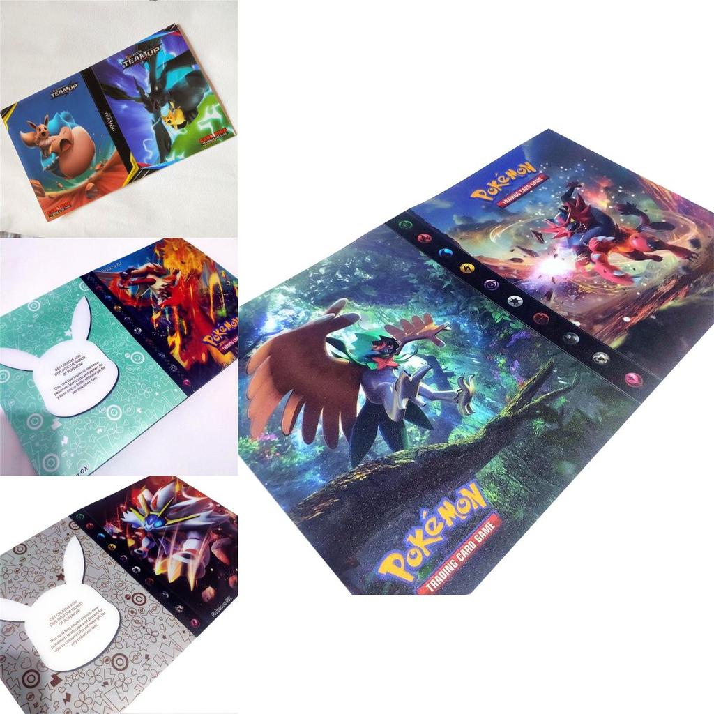 Pet Genie Pokémon Sammelkartenalbum mit 240 Hüllen und lebhaftem Einband als Geschenk zum Kindertag