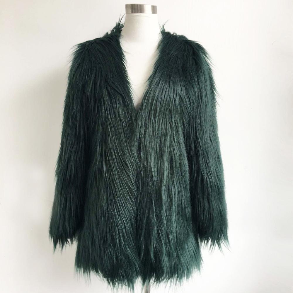 00 Ms. Cheng Juan's casual autumn and winter new product imitation fur top jacket women
