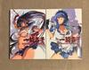 [USED] Both First Editions of Ikki Tousen Original Art Collection 1 and 2 Set