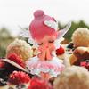 Luxshiny Girl Figurine Ballet Dancer Statue Art Sculpture Vinyl Angel Figure for Home Desk Car Cake Decoration