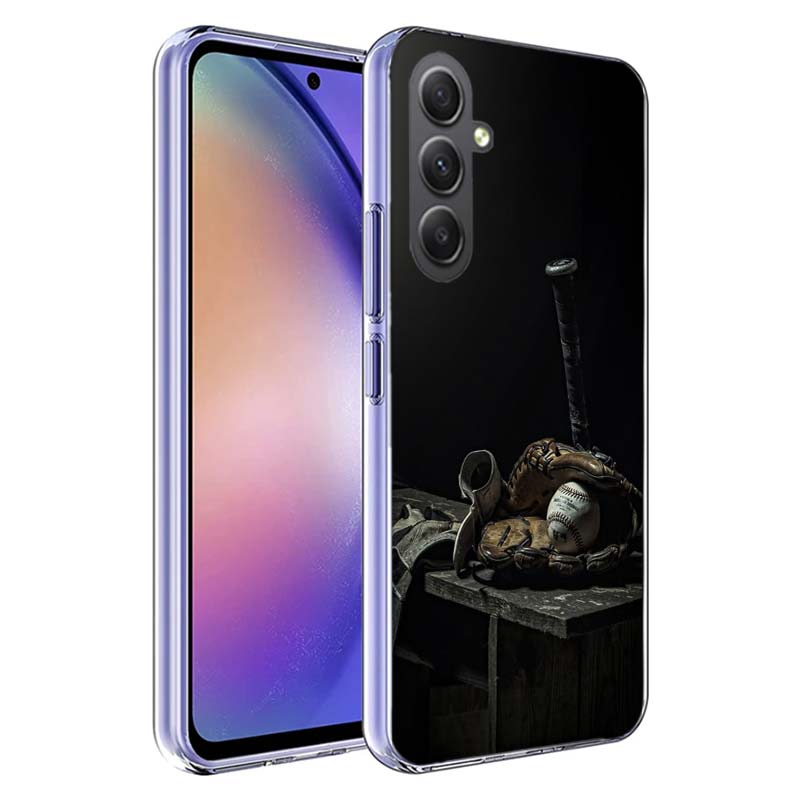 Baseball Cover For Samsung A54 A34 A24 A14 A53 A33 A23 A13 A52S A32 A22 A12 Phone Galaxy A03 A04 A02S A42 A73 TPU Case