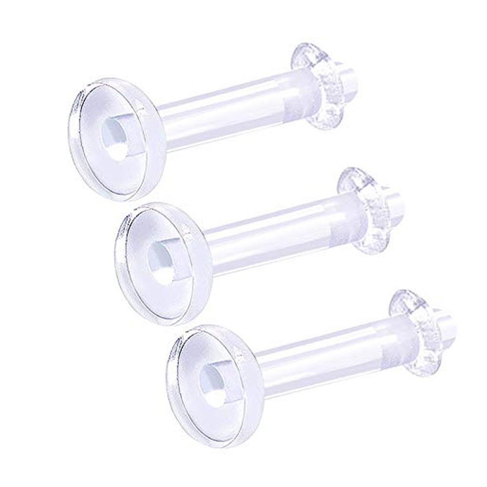 Clear Sports Work Bioflex Helix Tragus Conch Earrings Plastic Medusa Piercing Jewelry Lip Rings Labret Piercing Retainer
