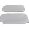 Sun Visor Cover Pair, Microfiber Leather, Gray Stitch Sun Visor Replacement Cover Skin Fits for 1993-2002 Chevy Camaro Pontiac Firebird