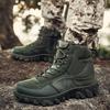 Men Desert Boots Men Casual Camouflage Outdoor Short Combat Boots Anti Slip Large Size Hiking Shoes