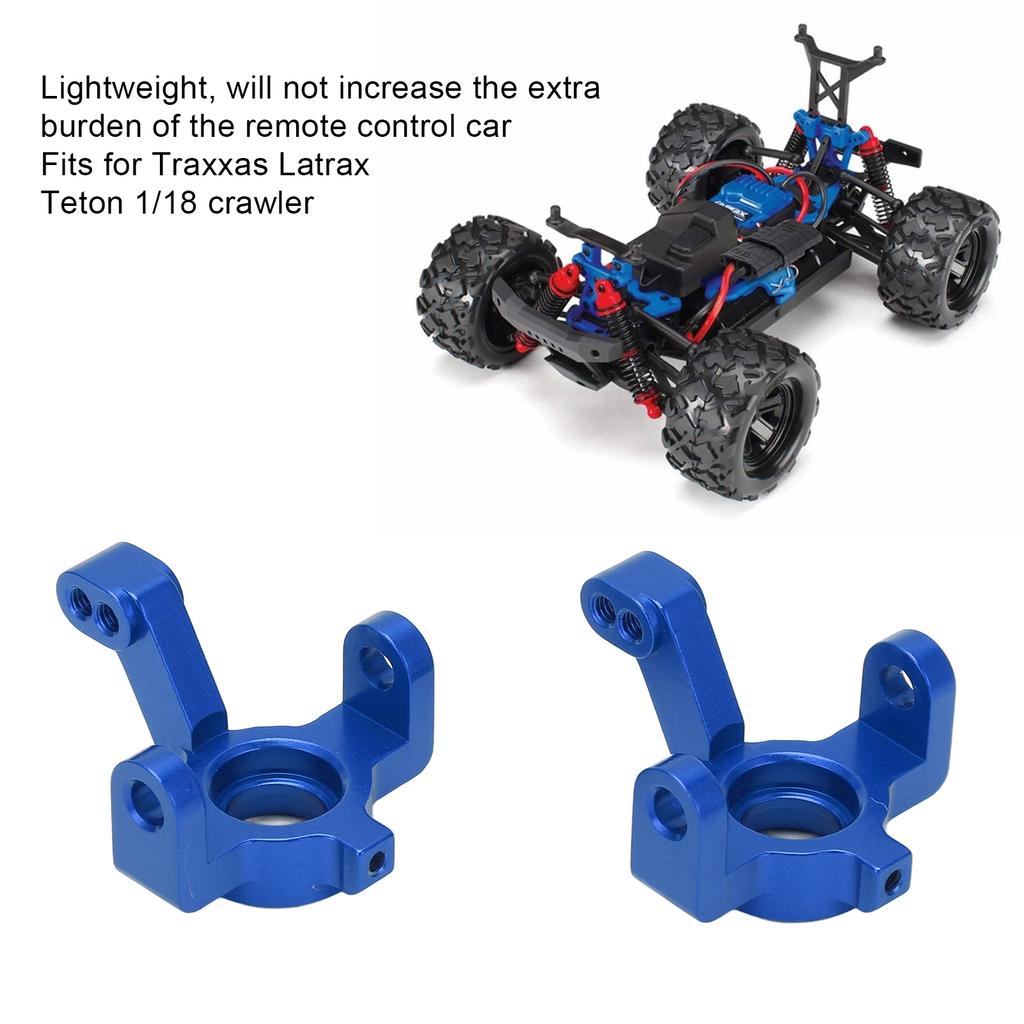RC Car Steering Cup Aluminum Alloy Upgrade Parts Knuckle Arm for   Latrax Teton 1Celsius18 Crawler