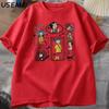 Vintage Coraline Halloween TShirt Y2k Spooky Tshirt Horror Graphic T Shirts Cotton Short Sleeve Unisexs Clothing Male Tops Tee