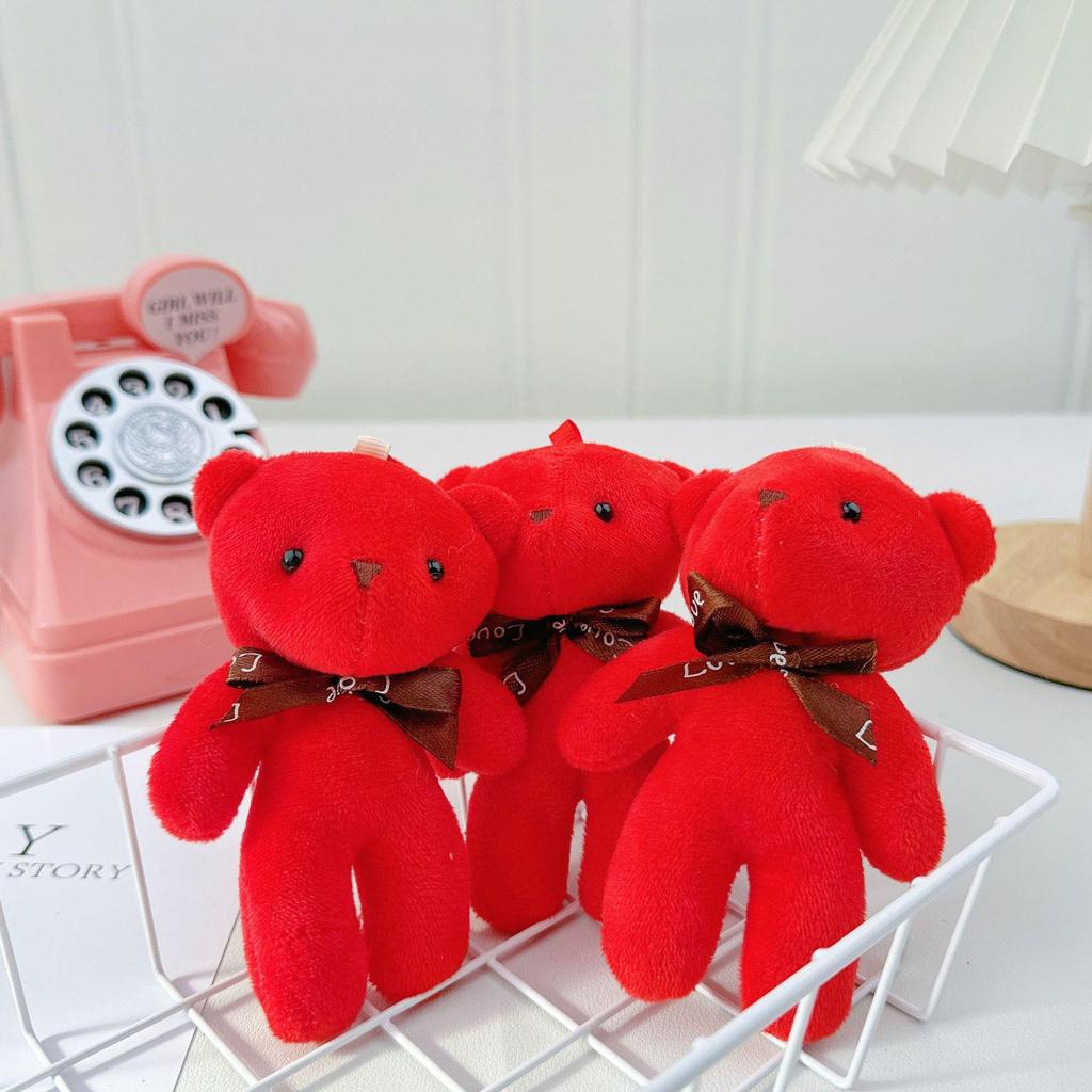 Teddy Bear Rag Doll Plush Pendant