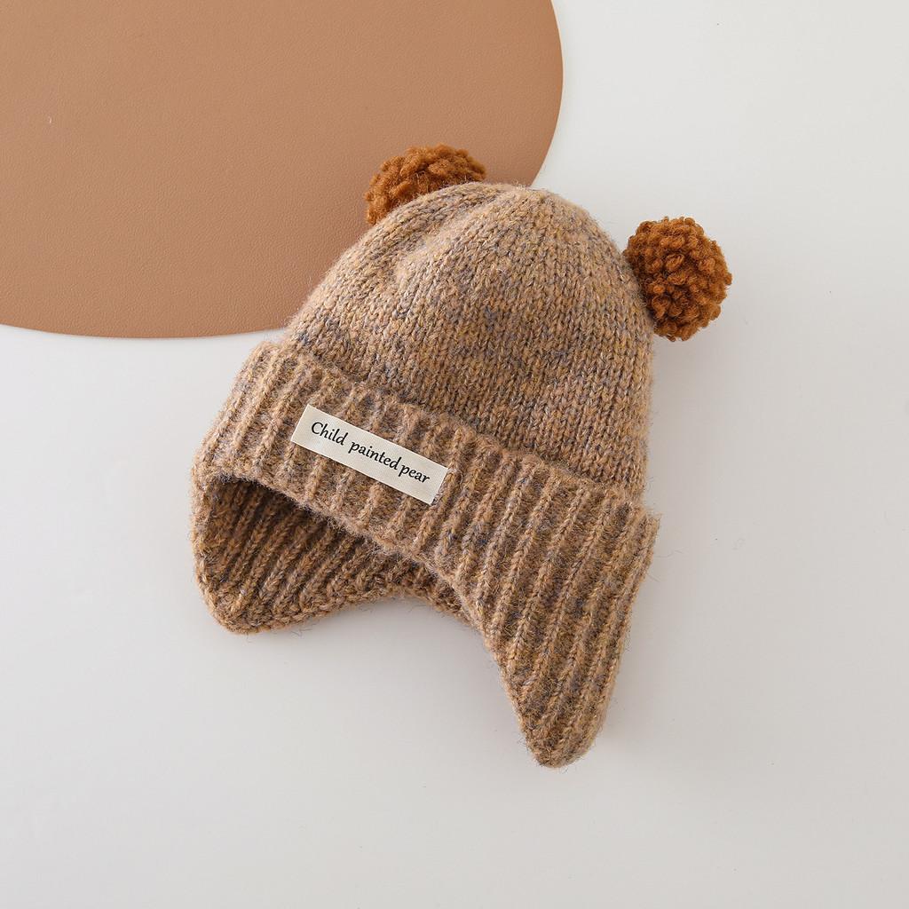 Baby Knit Hat Winter Warmth For Toddler Girls Boys With Earmuff Protection For Cold Weather