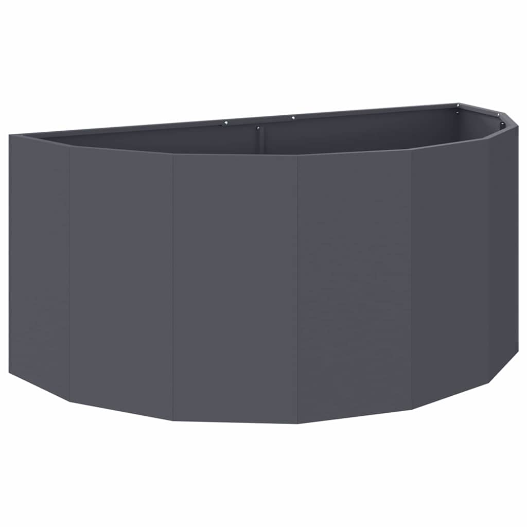 Planter Anthracite 120 x 60 x 50 cm Steel