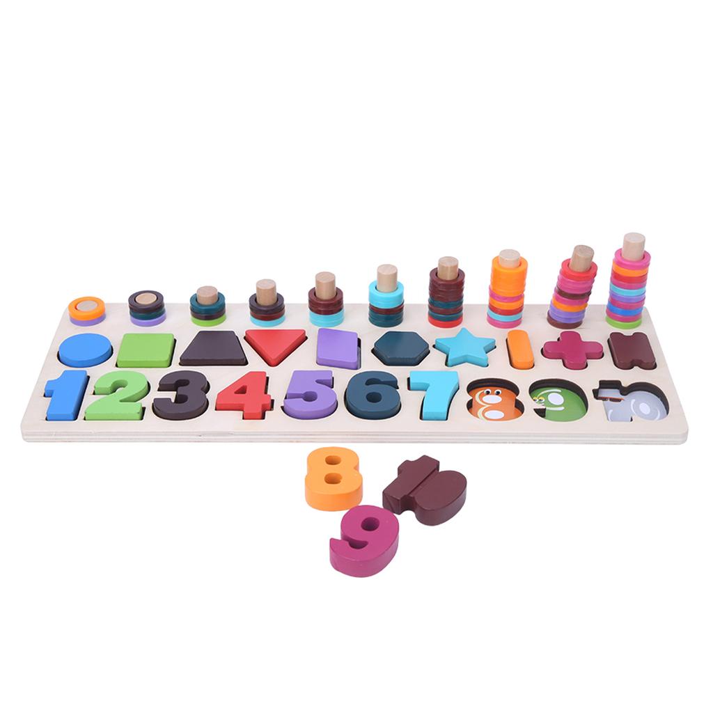 3in1 Intelligent Children Matching Puzzle Early Education Block Matching Puzzles Kid Toy