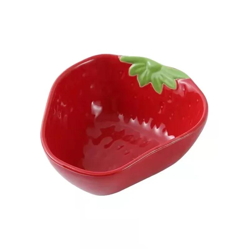 Child Ceramic Dishes Tableware, Fruit Vegetable Animal Model Cartoon Dessert Plate, Salad Bowl, Breakfast Disc, Kids Saucer