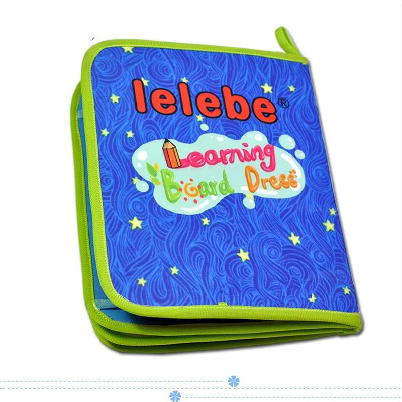 

Игрушки для раннего развития Английский 3D Детская тканевая книга-головоломка Обучающие детские учебные пособия Подарок разноцветный