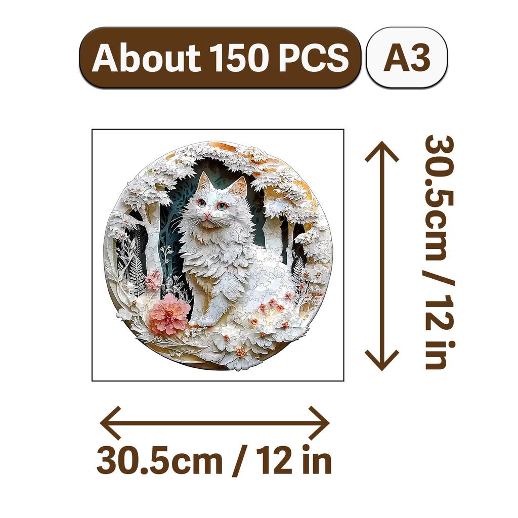 The Owl and Animals Theme Wooden Jigsaw Puzzle Wood Home Decor Painting Christmas and Halloween Gift Toy for Teen and Kid