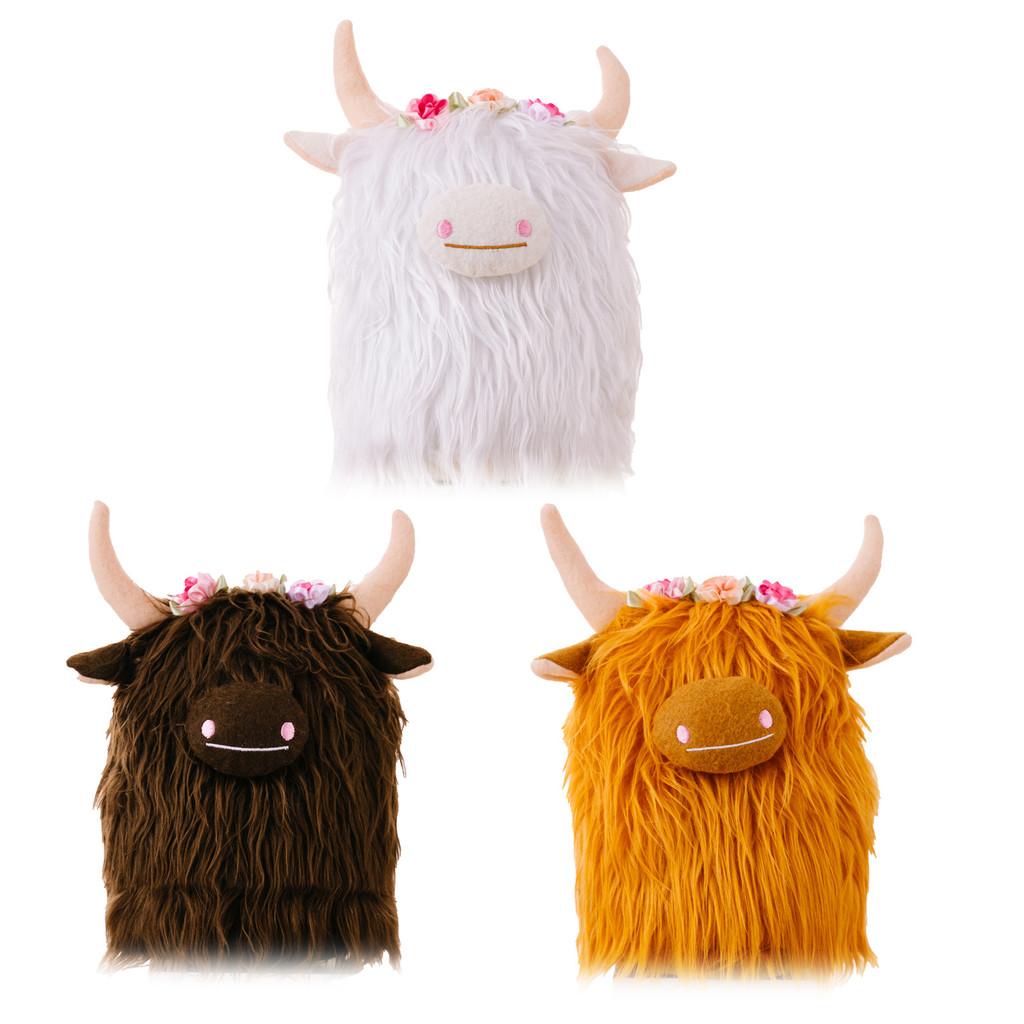 Highland Cow Adorable Plush Stuffed Animal For Kids High Quality Soft Fabric Design
