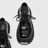 Fashion Men‘S Derby Boots Short Ankle Boots Patent Leather Chunky Sole Anti-Slip Comfortable British Style Luxury Casual Shoes