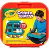 CRAYOLA Create & Carry 2-in-1 Desk & Art Case, 44-Piece Set