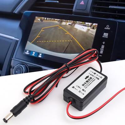 Car Reversing Camera Rectifier Anti-interference DC Power Relay Capacitor Connectors Auto Parking Reverse Rear View Camera Tools