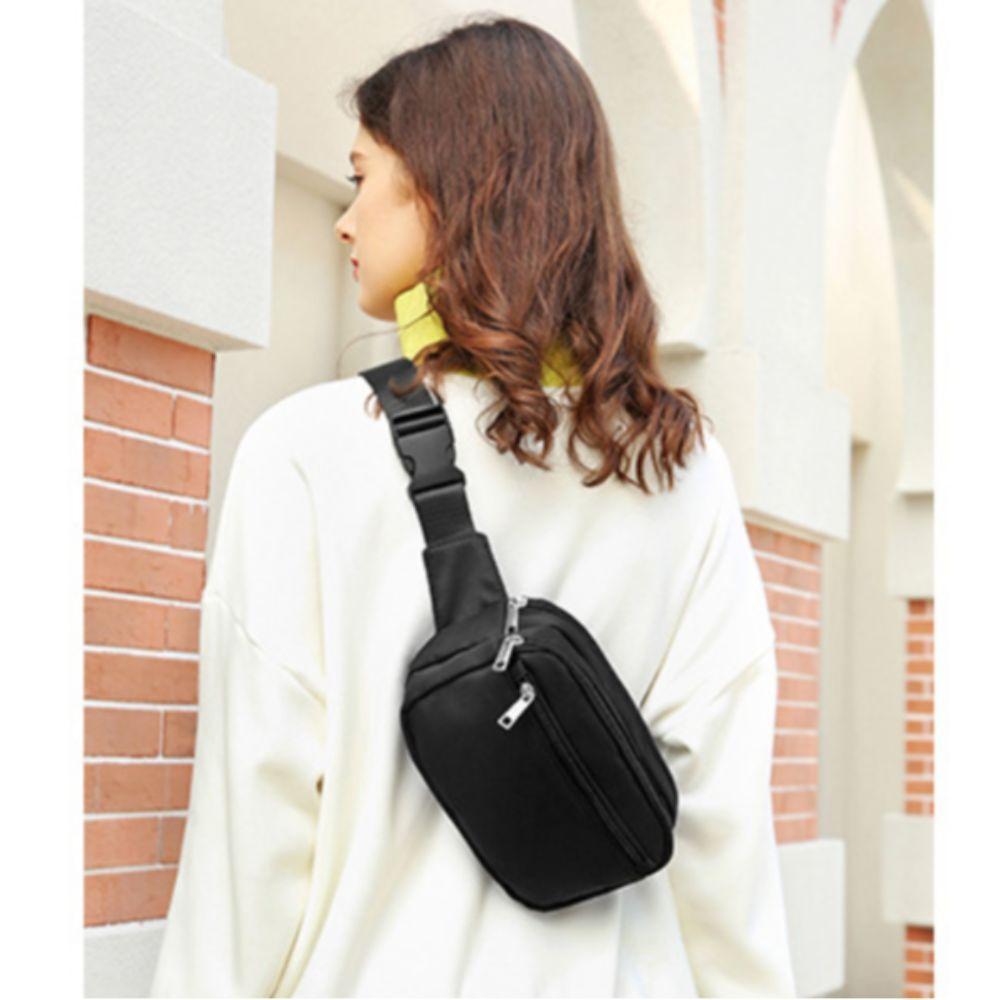 Oxford Cloth Crossbdoy Chest Bag Trendy Women Running Pouch Belt Camping