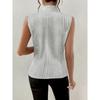 Zomer Nieuwe Dames V-hals Knopen Mouwloos Vest Vest Klein Pak Vest