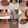 Bohemian Moon Star Crystal Heart Choker Necklace for Women Necklace Pendant On Neck Chocker Necklace Jewelry Gift