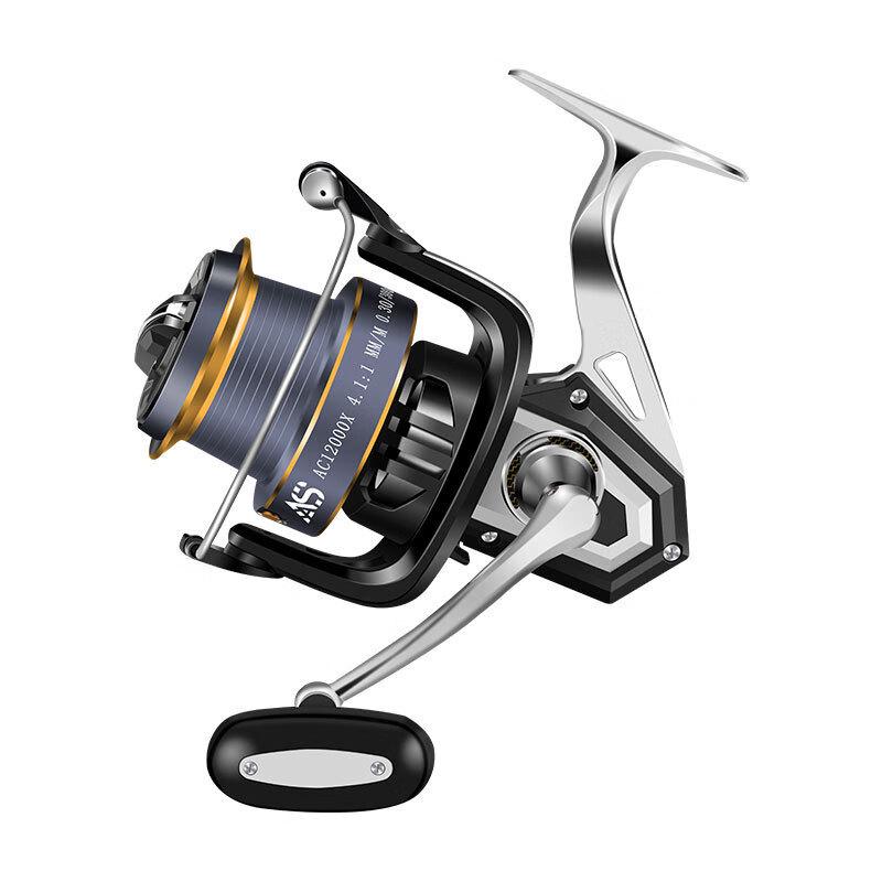 IOSN AC Metal Long Casting Spinning Fishing Reel AC12000