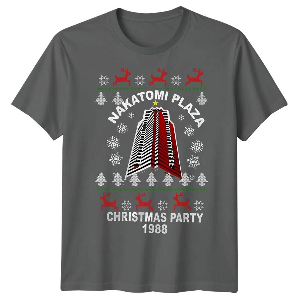 Nakatomi Plaza Christmas Party 1988 TShirt Xmas Retro Vintage Unisex Unisex Tee 2